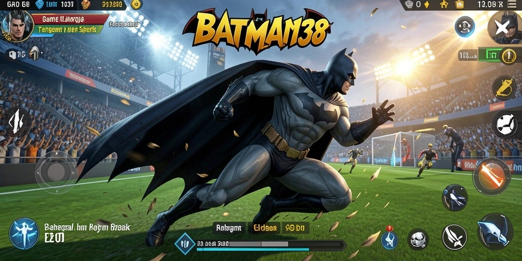 Tangkapan layar permainan BATMAN138 menampilkan aksi olahraga yang mendebarkan.