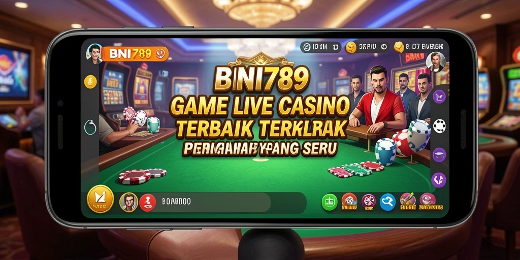 Gameplay Live Casino yang mendebarkan di BNI789 dengan dealer profesional.