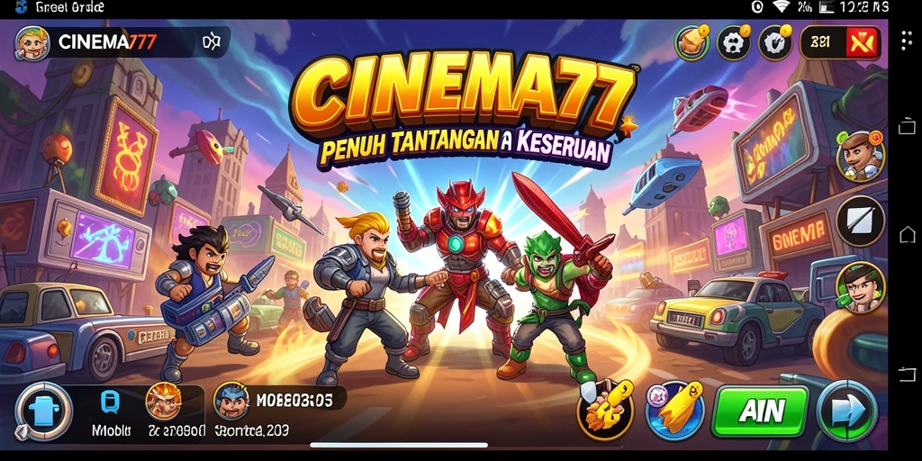 Tampilan menarik dari gameplay CINEMA77 yang penuh aksi.