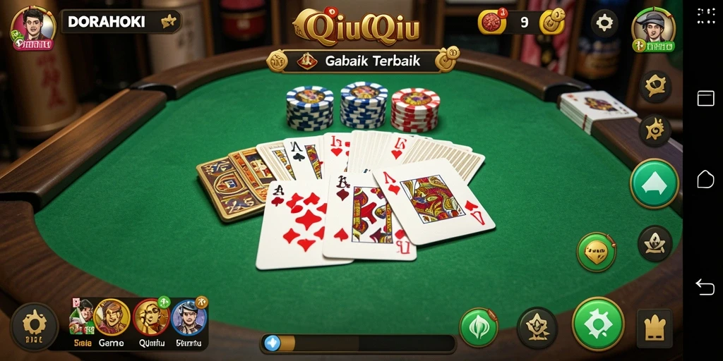 Gameplay menarik dari DORAHOKI di dunia QiuQiu.