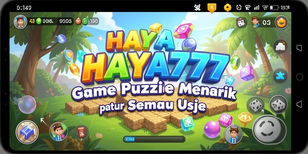 Screenshot HAYA777 menampilkan gameplay Puzzle yang seru dan menantang.