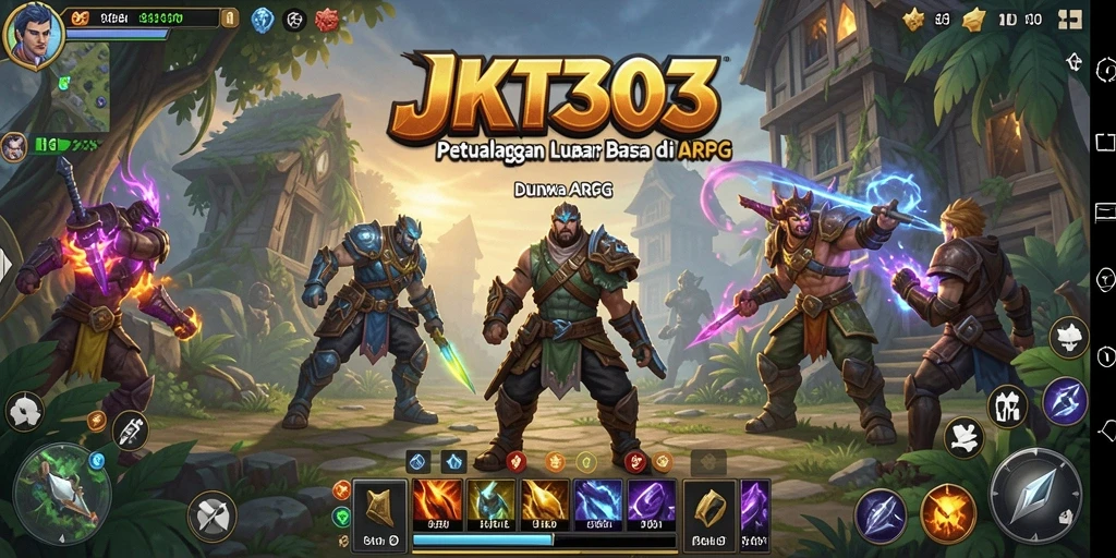 Tampilan gameplay ARPG yang menarik di JKT303.