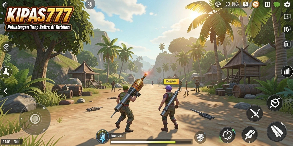 Tampilan gameplay KIPAS777 yang menakjubkan di dunia terbuka.