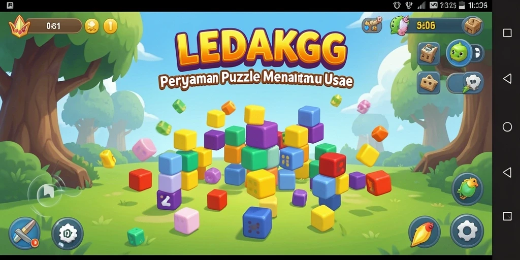 Tampilan gameplay menawan dengan tantangan puzzle menarik.