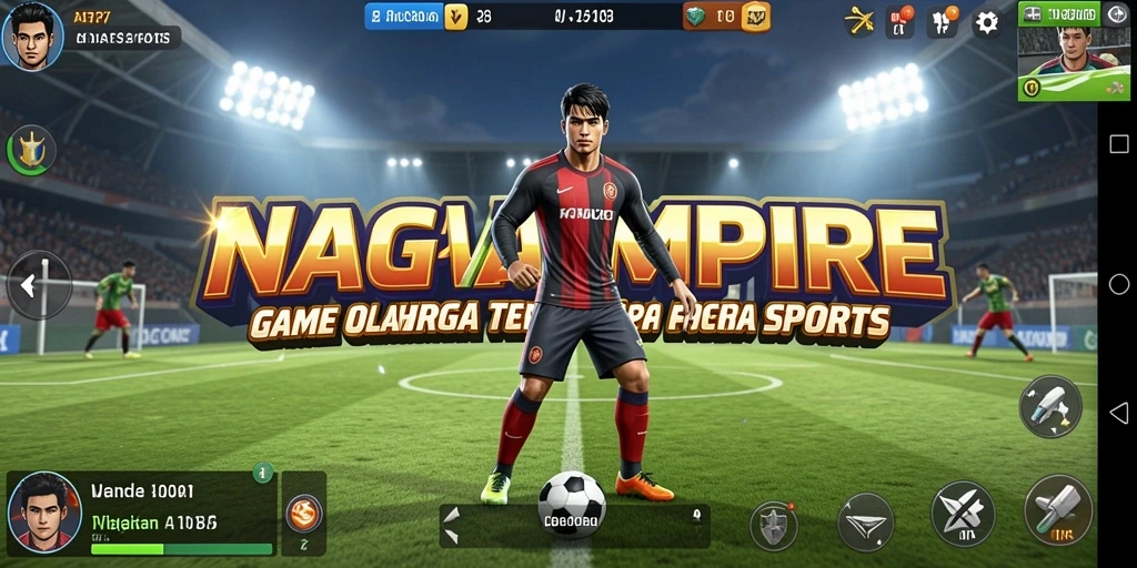 Tampilan menarik dari gameplay NAGAEMPIRE dengan aktivitas olahraga yang seru.