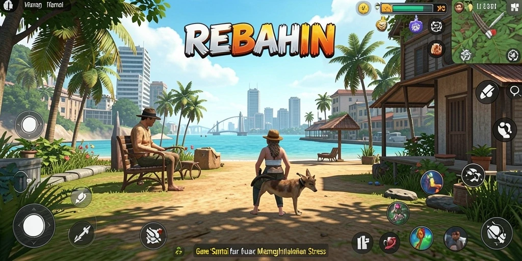 Gameplay seru dan menghibur dari REBAHIN.