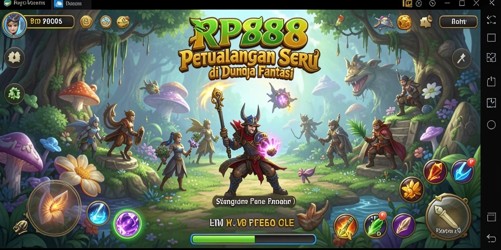 Tampilan gameplay seru dengan petualangan yang penuh tantangan.
