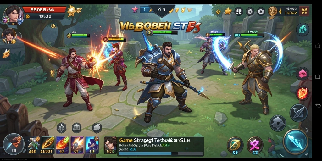 Tampilan gameplay menarik dalam SBOBET dengan elemen strategi SLG.