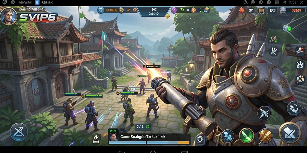 Gameplay SVIP6 yang intens dan strategis ditampilkan dalam screenshot ini.