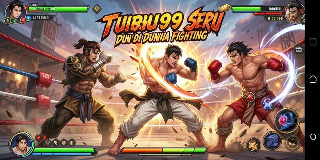 Tampilan dinamis dan seru dari gameplay TURU99.